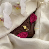 Vriksham Unique Maanga Style Red Jadau Kundan Nath-Pearls-J3007